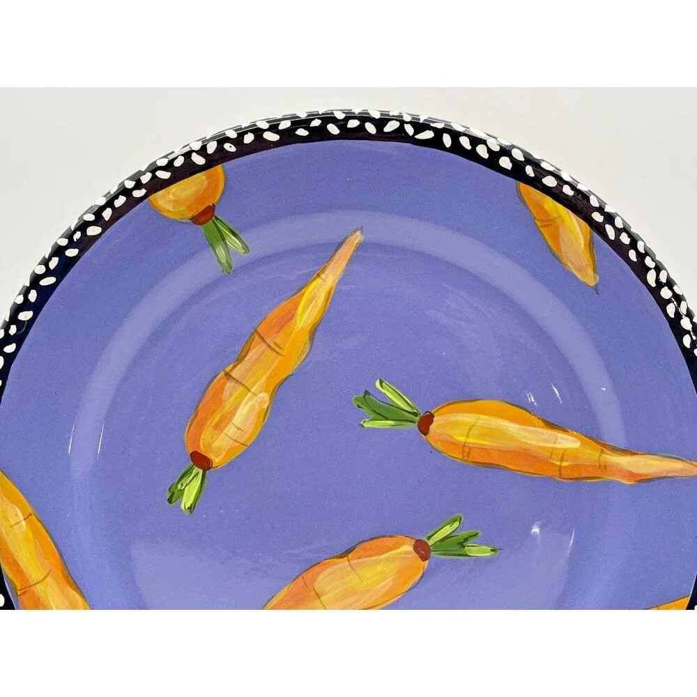 Droll Designs Carrot Decorative Dinner Plate 11.5